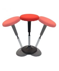 Uncaged Ergonomics WobbleStoolStandingDeskStoolTallAdjustableHeightBalanceStool, WSF-r