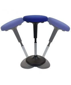 Uncaged Ergonomics WobbleStoolStandingDeskStoolTallAdjustableHeightBalanceStool, WSF-u