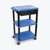 Luxor Blue 42 Tuffy Cart Black Legs