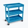 Luxor Blue 18X32 3 Tub Cart