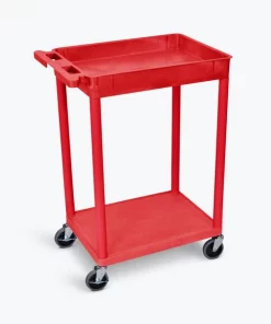 Luxor 2 Shelf Tub Cart, RDSTC12RD