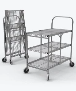 Luxor 3 Shlf Colapsble Wire Util Crt