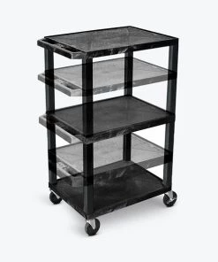 Luxor Adj 1642 Tuffy Cart W/4 Cast, WT1642