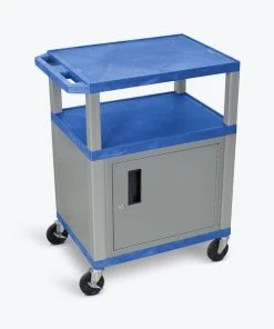 Luxor Tuffy Blu 3 Shlf Crt Leg/Cab/E