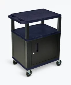 Luxor Tuffy Nvy Blu 3 Shlf Crt Blk L, WT34ZC2E-B