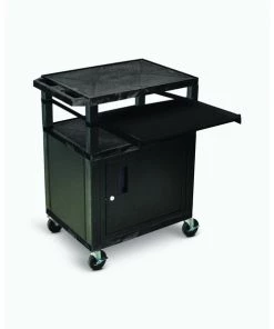 Luxor Black 34 Presentation Cart, WTPS34C2E-B