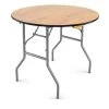 Atlas Commercial Products Titan Series™ 36" Round Wood Folding Table