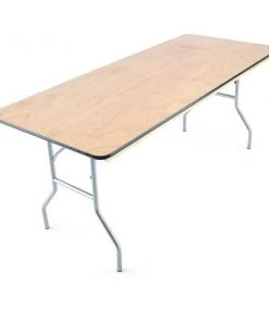 Atlas Commercial Products Titan Series™ Wood Folding Table, 6 Ft. x 30" Banquet