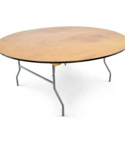 Atlas Commercial Products Titan Series™ 72" Round Wood Folding Table