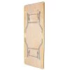Atlas Commercial Products Titan Series™ Wood Folding Table, 8 Ft. x 48" "King" Banquet, Vinyl Edge