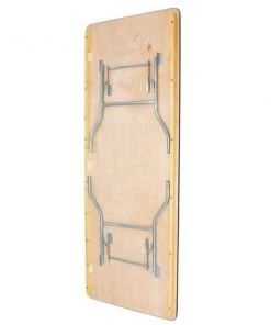 Atlas Commercial Products Titan Series™ Wood Folding Table, 8 Ft. x 48" "King" Banquet, Vinyl Edge