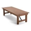 Atlas Commercial Products 6 Ft. x 30" Solid Pine Folding Kids Farm Table