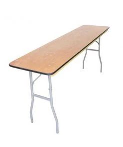 Atlas Commercial Products Titan Series™ Wood Folding Table, 6 Ft. x 18" Conference Table