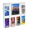 Azar Displays 7 Pocket Multi Tier Wall Brochure Holder