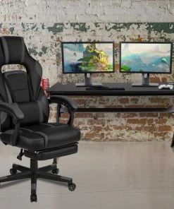 Flash Furniture 55.125 W, 30.375 H, Black