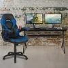 Flash Furniture Black Gaming Desk and Chair Set with Cup Holder