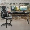 Flash Furniture Black Gaming Desk and Chair Set with Cup Holder