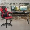 Flash Furniture Black Gaming Desk and Chair Set with Cup Holder