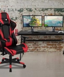 Flash Furniture 55.125 W, 30.375 H, Red