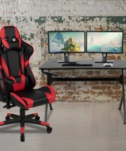 Flash Furniture 45.25 W, 30.25 H, Red