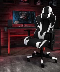 Flash Furniture Red Gaming Desk and Chair Set