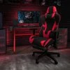 Flash Furniture Red Gaming Desk and Chair Set