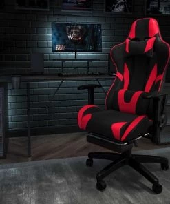 Flash Furniture Black Gaming Desk and Chair Set