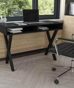 Flash Furniture 42 W, 29.5 H, Black, Melamine, Particleboard