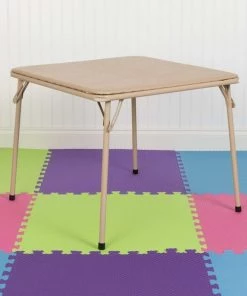 Flash Furniture 24" X 24" X 20.25", Vinyl Top, Brown