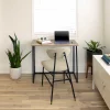 Flash Furniture Small Rustic Natural Home Office Folding Computer Desk, 36"