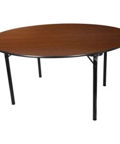 Flash Furniture Round 60" W, 60" L, 30" H, Laminate Top, Wood Grain