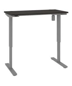 Bestar Upstand 24” x 48” Standing Desk in deep grey
