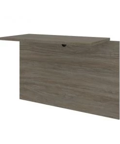 Bestar Embassy 39W Desk Bridge, Walnut Grey