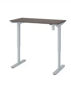 Bestar Universel 24“ x 48“ Standing Desk, Bark Grey