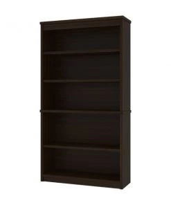 Bestar Universel 36W Bookcase in dark chocolate