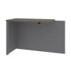 Bestar Prestige + 40W Return Table, Bark Grey & Slate