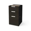 Bestar Pro-Concept Plus 16W Add-On Pedestal with 3 Drawers, Deep Grey & Black