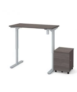 Bestar Universel 2-piece set, Cluding A 24“ X 48“ Standing Desk And A Mobile Pedestal