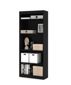 Bestar Universel 30W Standard Bookcase, Black