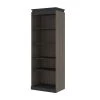 Bestar Orion 30W Shelving Unit, Bark Gray & Graphite