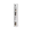 Bestar Small Space 10“ Narrow shelving unit, White