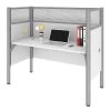 Bestar Pro-Biz 63W Single Office Cubicle with High Privacy Panels in white