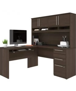 Bestar Innova Plus L-shaped desk, Antigua