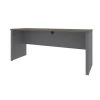 Bestar Prestige + 72W Narrow Desk Shell, Bark Grey & Slate