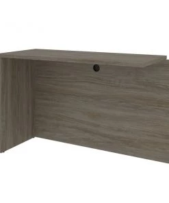 Bestar Embassy 47W Return Table, Walnut Grey