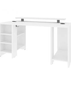 Bestar Electra 60W Gaming Desk, White