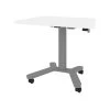 Bestar Universel 36W x 24D Small Standing Desk, White
