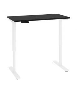 Bestar Viva 48W x 24D Electric Standing Desk in black