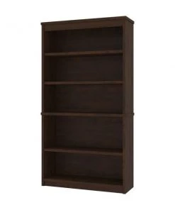 Bestar Universel 36W Bookcase in chocolate
