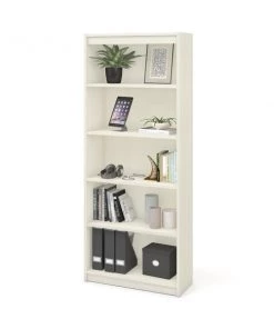 Bestar Universel 30W Standard Bookcase, White Chocolate